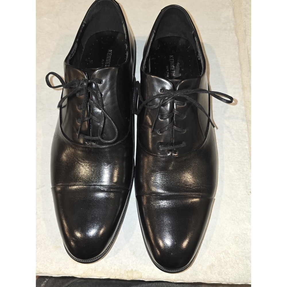 Kenneth‎ Cole  Black Leather Lace Up Oxford Dress Shoes Mens Size 11